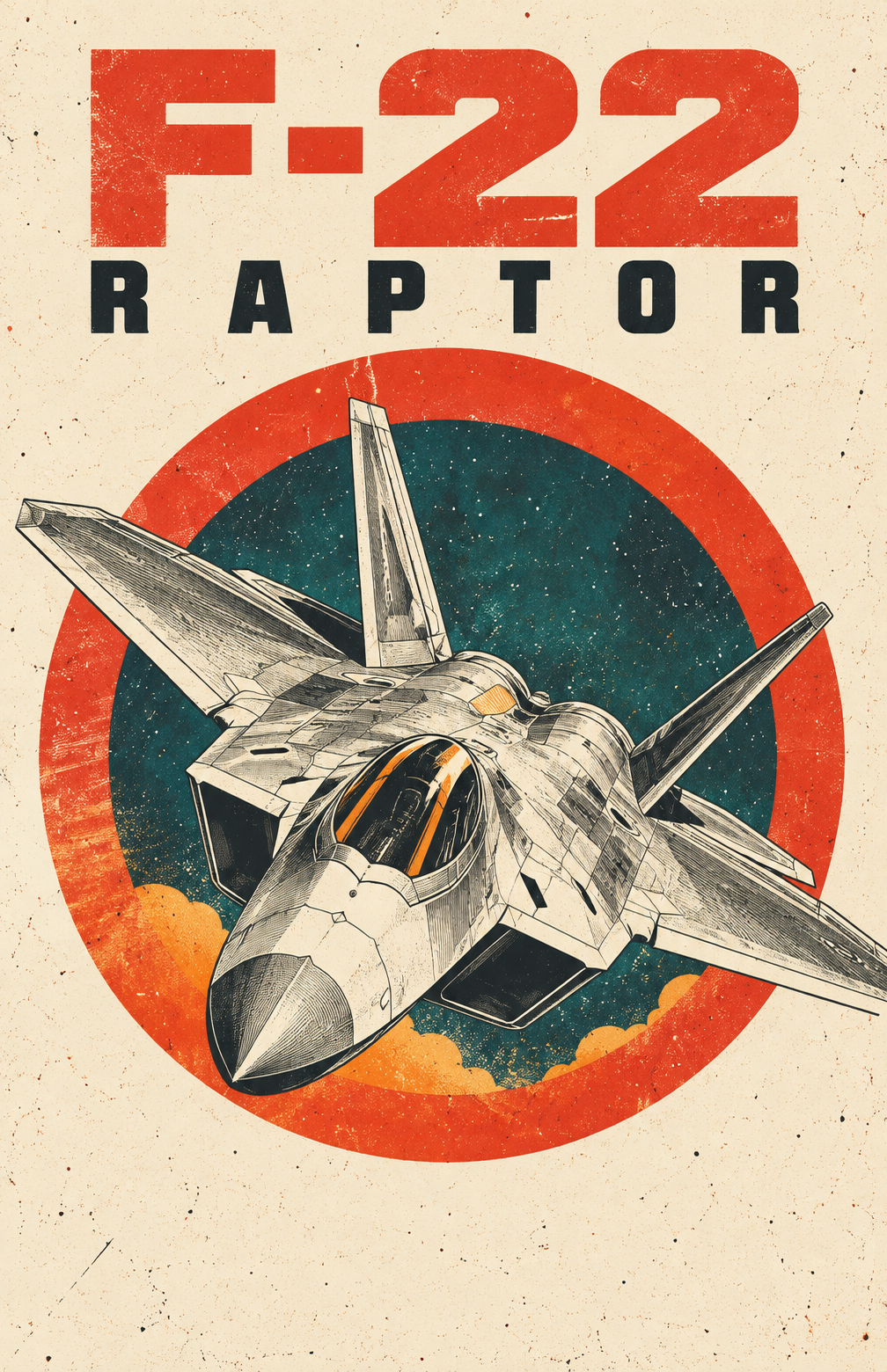 F-22 Retro Orbit